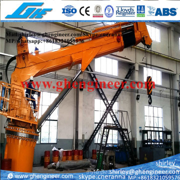 Telescopic Boom Hydraulic Marine Crane 5t 8t